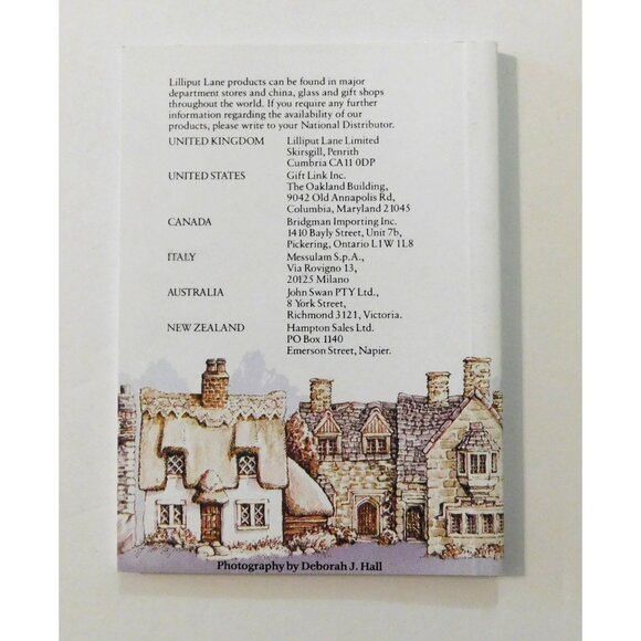 Lilliput Lane Collectible Miniature Figurines Booklet 1989 Decorative Guide - Picture 2 of 7